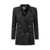 Elisabetta Franchi Elisabetta Franchi Jacquard Lettering Jacket Black