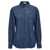 Brunello Cucinelli Brunello Cucinelli 'Shiny Tab' Shirt BLUE