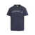 Maison Margiela Maison Margiela Logo Print T-Shirt BLUE