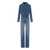 Elisabetta Franchi ELISABETTA FRANCHI BLUE DENIM JUMPSUIT Blue