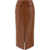 Chloe Leather Skirt CLAY BROWN