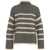 Second Female Striped knit pullover 'Ovalis' Brown