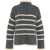 Second Female Striped knit pullover 'Ovalis' Grey