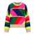 ESSENTIEL ANTWERP ESSENTIEL ANTWERP GRADATION MULTICOLORED CREWNECK SWEATER Multicolor