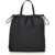 Aspesi Drawstring Shopper Bag BLACK