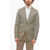 Cruna Virgin Wool And Flax Chelsea 2-Button Blazer Beige