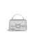 Pinko Pinko Mini Lady Love Bag Puff Chevron Handbag SILVER