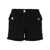 Versace Versace Bouclé Tweed Shorts Black