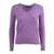 Ralph Lauren Ralph Lauren Lilac Wool And Cashmere Cable-Knit Sweater Purple