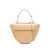 WANDLER Wandler Mini Leather Hortensia Tote Bag Beige