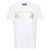 Versace Jeans Couture Versace Jeans Couture Cotton T-Shirt With Printed Logo BIANCO E ORO