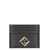 Fendi Fendi Ff Diamonds Leather Card Holder Black