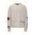 GCDS Gcds Patch Boucle Sweater WHITE