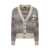 GCDS Gcds Degrade Cardigan Beige