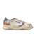 AUTRY Autry Medalist Low Super Vintage White, Purple And Platinum Leather Sneakers WHITE, PURPLE