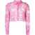 Self-Portrait Self-Portrait Pink Lace Cropped Shirt Clothing Multicolor