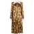 ERL Erl Womens Printed Satin Dress Woven Clothing 1 BROWN