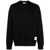 Jil Sander Jil Sander Crewneck Cotton Sweatshirt With Logo Label Black