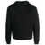 RANDOM IDENTITIES Random Identities Constructed Shoulder Hoody Clothing 10000 BLACK