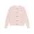 MAISON KITSUNÉ Maison Kitsuné Maison Kitsune Handwriting Comfort Cardigan Clothing 0018 PINK CLOUDS/LIGHT GREY MELANGE