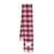 MAISON KITSUNÉ Maison Kitsuné Check Brushed Scarf Accessories B626 PINK/REDSTAR