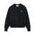 AMI Paris AMI Paris Logo Organic Cotton Sweatshirt Black