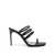 Saint Laurent Saint Laurent Jerry 95 Satin Sandals Black