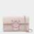 Pinko Pinko Beige Leather Love One Wallet Shoulder Bag POWDER