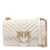 Pinko Pinko White Leather Love Mini Icon Simply Shoulder Bag WHITE