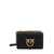 Pinko 'Love One' Black Mini Crossbody Bag With Logo On The Bukle In Leather Woman Black