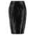 Versace Versace Croc Skirt Black