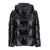 Pinko 'Indice' Black Down Jacket With Logo Detail On The Front In Tech Fabric Woman Black