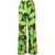 LOUISA BALLOU Louisa Ballou Printed Wide Leg Trousers GREEN