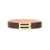 Victoria Beckham Victoria Beckham 'Jumbo Frame' Belt RED