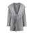 Tory Burch Tory Burch Hooded Wool Coat GREY