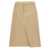 Tory Burch Tory Burch 'Deconstructed Midi' Skirt Beige