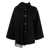 TOTÊME TOTEME Embroidered Scarf Jacket Clothing Black