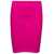 THE ATTICO Metallic Sheen Skirt In Fuchsia Pink Technical Fabric Woman Purple