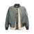 Sacai Sacai Shearling Insert Nylon Bomber Jacket GREEN