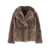 BLANCHA Blancha 'Toscana' Fur Coat GRAY