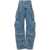 THE ATTICO The Attico Fern Long Trousers Clothing BLUE