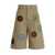 Moncler Capsule Moncler Capsule Patched Cotton Shorts Beige