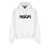 MSGM Msgm Logo Print Hoodie MULTICOLOR