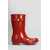 Hunter Hunter Original Short Gloss Low Heels Boots RED