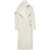 COURRÈGES Courrèges Oblique Cotton Trench Coat WHITE