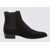 Saint Laurent Saint Laurent Black Suede Chelsea Wyatt Boots Black