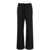 Alexander Wang Alexander Wang Layered Cotton Sweatpants With Logo Black