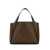 Stella McCartney Stella McCartney Big Logo Shopping Bag BROWN