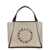 Stella McCartney Stella McCartney Big Logo Shopping Bag Beige