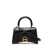 Balenciaga Balenciaga Hourglass Xs Leather Handbag Black